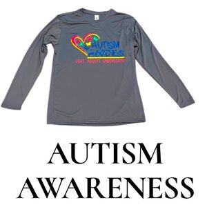 Autism Awareness Love Accept Understanding men’s small long sleeve shirt